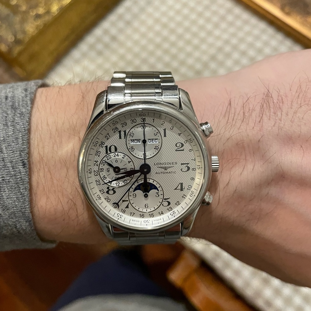 **SOLD** Longines Master Collection Moonphase Chronograph